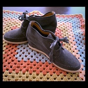Crown Vintage Mac Wedge Bootie Charcoal